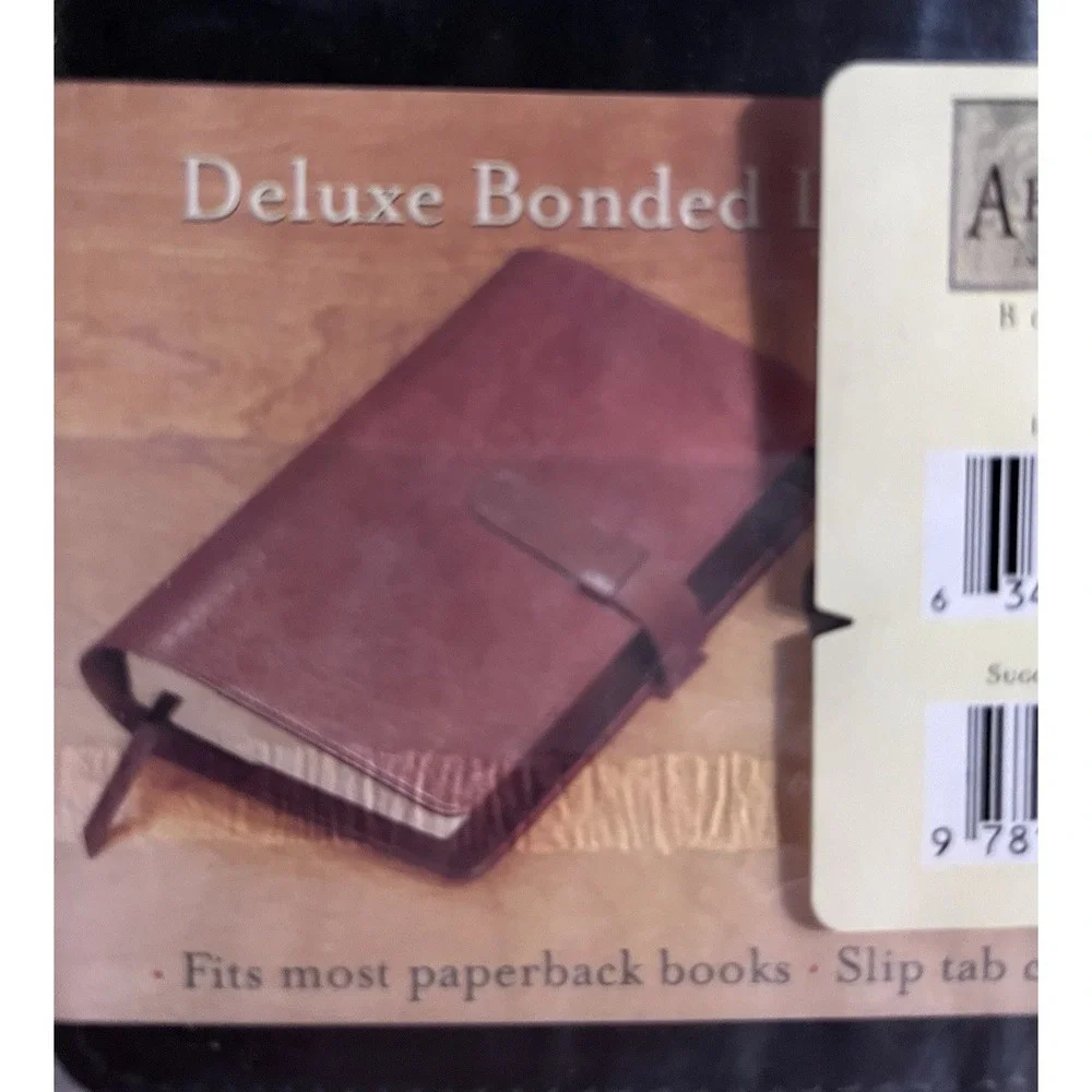 Deluxe Bonded Leather Book Cover - Artworks International Inc. NEW!